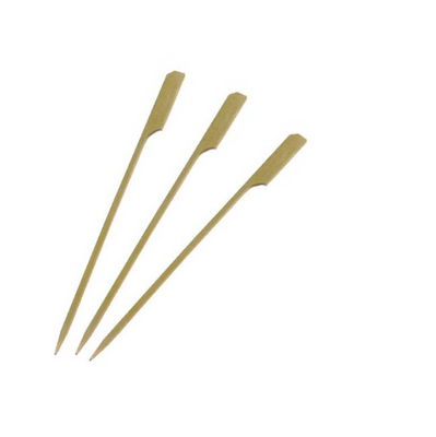 100pc Disposable BBQ Wooden 6 Inch Bamboo Skewers for Cocktail Party