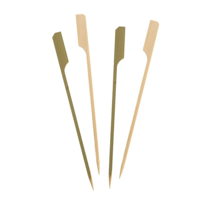 100pc Disposable BBQ Wooden 6 Inch Bamboo Skewers for Cocktail Party