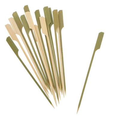 100pc Disposable BBQ Wooden 6 Inch Bamboo Skewers for Cocktail Party
