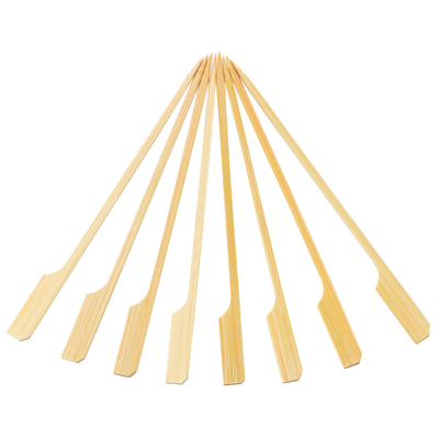 Teppo Barbecue Bamboo Food Picks Long Wooden Skewers With Customized Logo