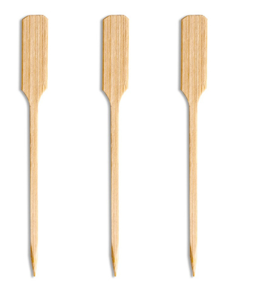 18cm Barbecue Skewers Paddle Bamboo Food Picks For Cocktail BBQ Party Supplies